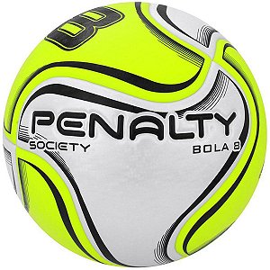 Bola Society Penalty Se7e 8 X Branco/Amarelo