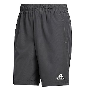 Shorts Adidas Plain Cinza Escuro Masculino