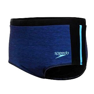 Sunga Speedo Mescla Azul e Preto Masculino