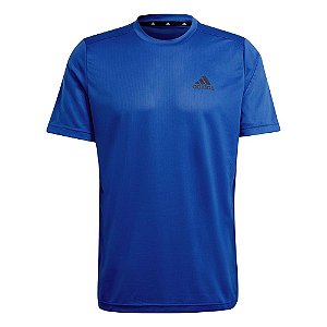 Camiseta Adidas Essentials Perf Logo Azul Masculino