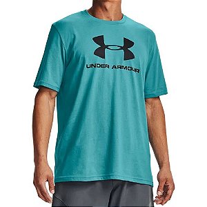 Camiseta Under Armour Sportstyle Logo Ss Azul Masculino