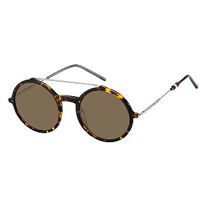 Óculos Tommy Hilfiger 1644/S Marrom/Prata