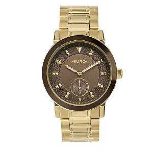 Relógio Euro Feminino Dourado EUVD78AC4M