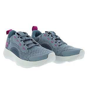 Tenis Under Armour Charged Victory Azul/Rosa Feminino