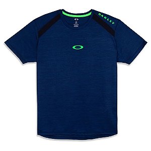 Camiseta Oakley Mod Dynamic Breathe Azul Escuro Masculino