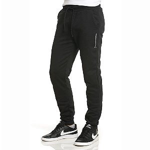 Calça Vlcs Moletom 21130 Preto Masculino