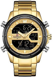 Relógio Naviforce 9138 Dourado