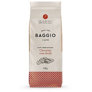 CAFÉ TORRADO E MOÍDO AROMAS CHOCO/AVELÃ - 250G - BÁGGIO