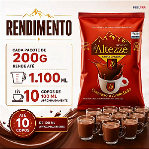 CHOCOLATE QUENTE CREMOSO SUISSE - PACOTE 200G