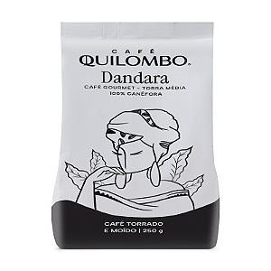 CAFÉ QUILOMBO RAINHA  DANDARA TORRADO E MOÍDO - 250G
