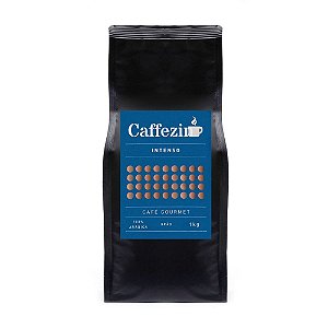 CAFÉ GOURMET INTENSO TORRADO EM GRÃOS - CAFFEZIN - 1kg