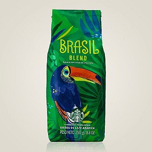 CAFÉ TORRADO EM GRÃOS STARBUCKS - BRASIL BLEND - 250G