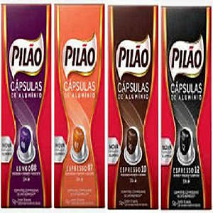 COMBO CAFÉ PILÃO INTENSIDADES 40 CÁPSULAS