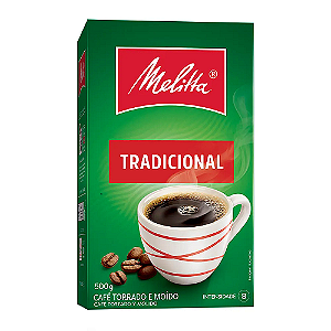 CAFÉ MELITTA TORRADO E MOÍDO TRADICIONAL PACOTE 500G