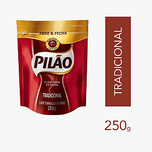 CAFÉ TORRADO E MOÍDO PILÃO TRADICIONAL 250G