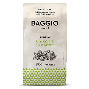 CAFÉ TORRADO E MOÍDO AROMAS CHOCO MENTA 250G - BAGGIO