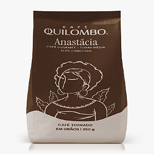 CAFÉ QUILOMBO ANASTACIA TORRADO EM GRÃOS 250G