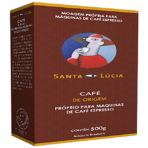 CAFÉ SANTA LÚCIA ORIGEM GOURMET TORRADO E MOÍDO 500G