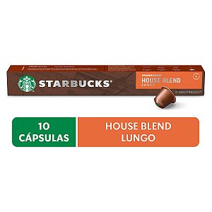 CAFÉ HOUSE BLEND LUNGO BY NESPRESSO STARBUCKS 10 CAPS
