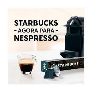 CAFÉ ESPRESSO ROAST NESPRESSO STARBUCKS 10 CAPSULAS