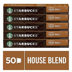 KIT CAFÉ HOUSE BLEND LUNGO BY NESPRESSO STARBUCKS = 50 CÁPS