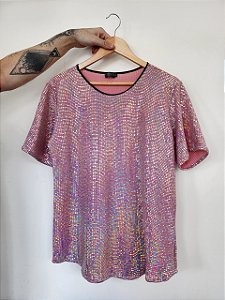 Camiseta Micro Rosa