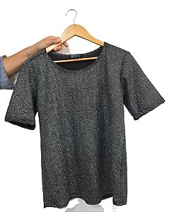Camiseta Faísca Prata