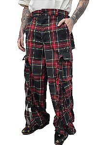 Calça Cargo Xadrez