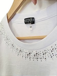 Camiseta Gola Pedraria Branca