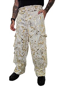 Calça Cargo Ouro