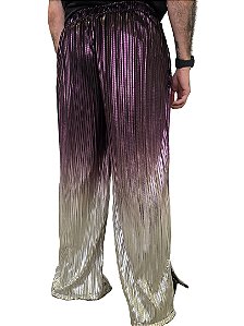 Calça Plissada Dupla