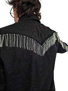 Camisa Franja Strass