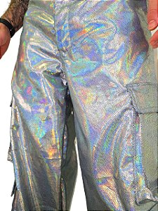 Calça Cargo Holografica