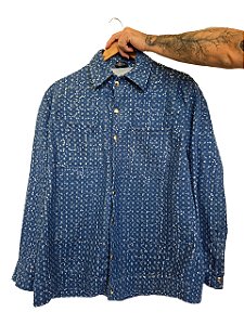 Jaqueta Brilho Jeans Escuro