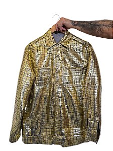 Jaqueta Escama Dourada