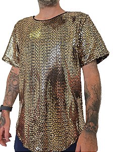 Camiseta Lustre Dourado