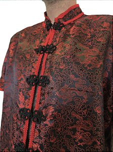 Camisa Japonesa Vermelha