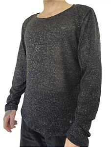 Camiseta Tricot Preto