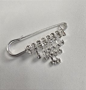 Broche Chuva de Prata