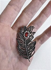 Broche Pena de Pavão