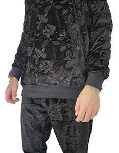 Conjunto Veludo Bordado
