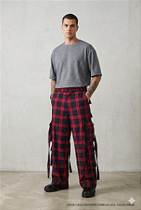 Calça Cargo Xadrez
