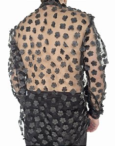 Camisa Flores 3D