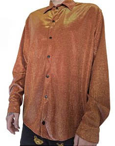 Camisa Brilho Laranja
