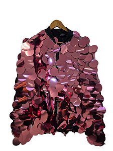 Jaqueta Paetê Lua Rosé
