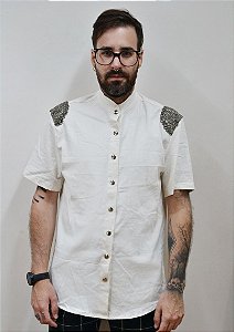 Camisa Adorno Off-white