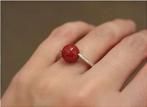 ANEL GÔNDOLA ESPONJA DE CORAL