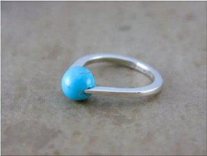 ANEL GÔNDOLA HOWLITA TURQUESA