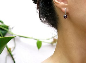 BRINCO SLIM AMETISTA LISA