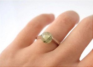 ANEL GÔNDOLA PREHNITA VERDE